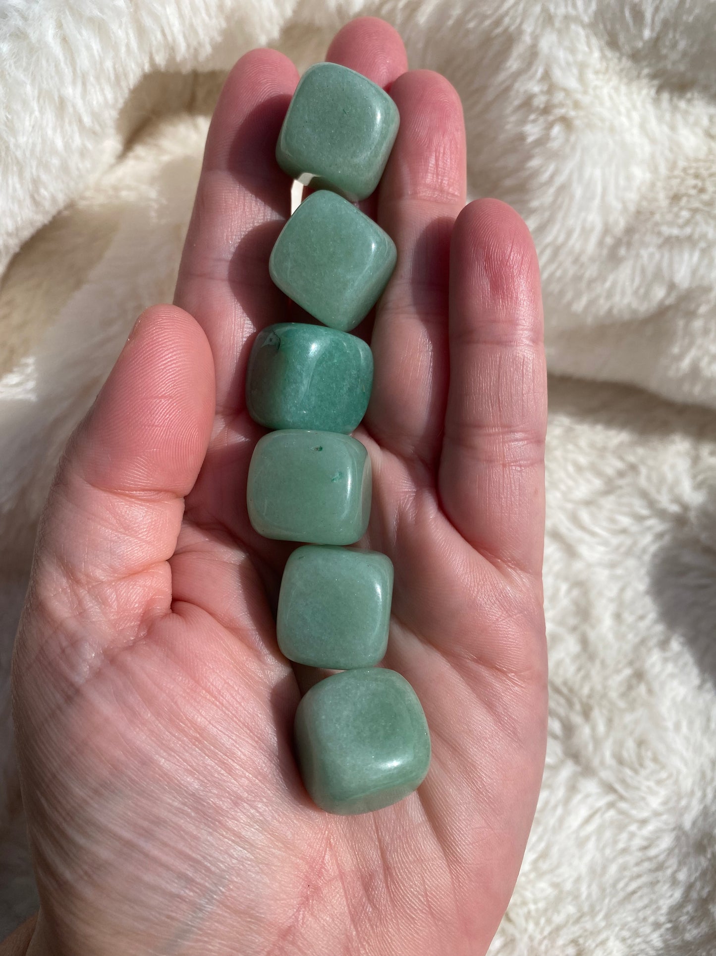 Green Aventurine Cube Tumbles