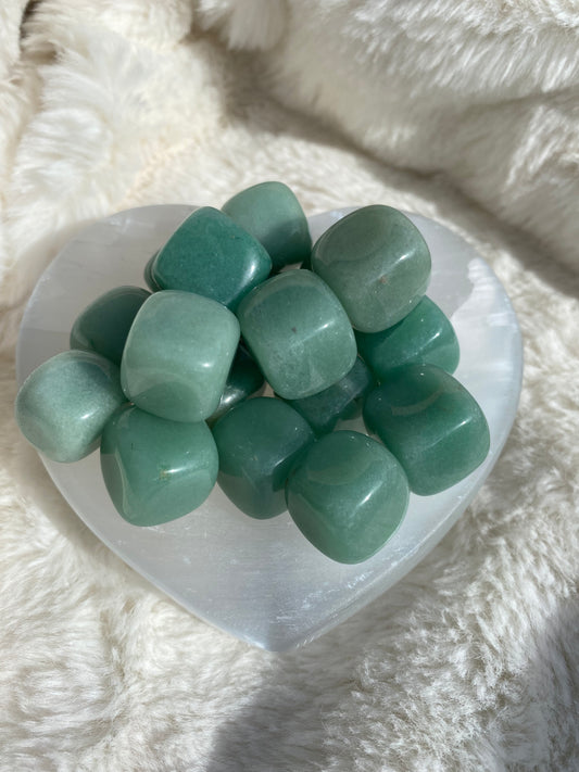 Green Aventurine Cube Tumbles