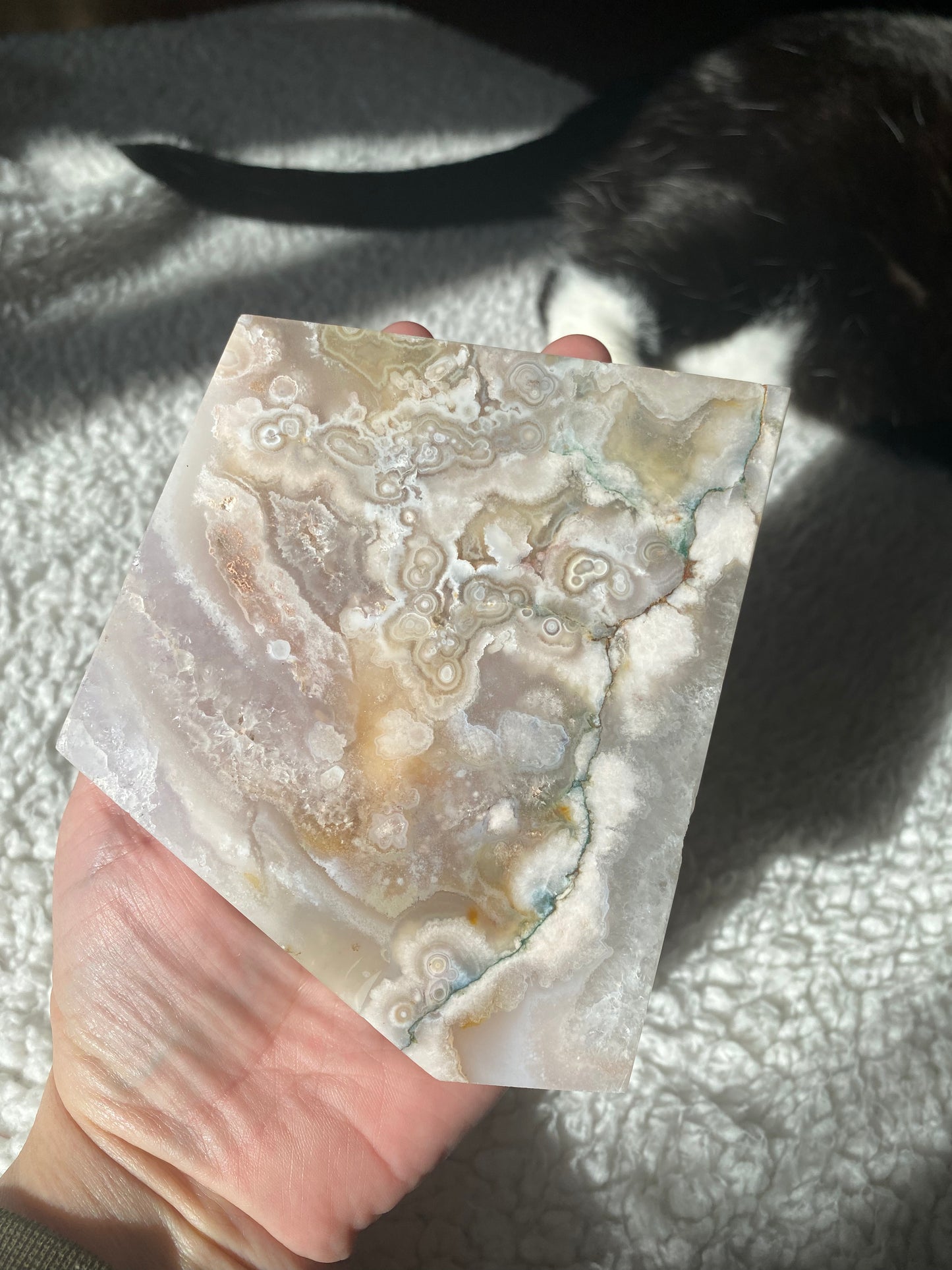 Pink Amethyst/Flower Agate Slab