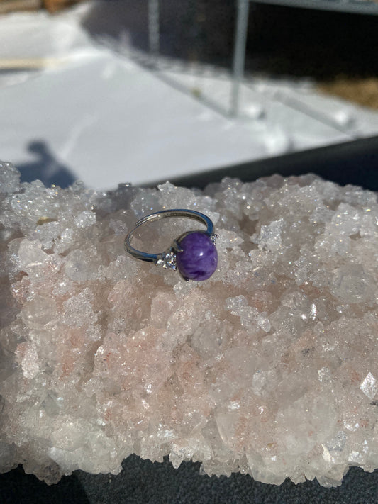 Charoite Ring