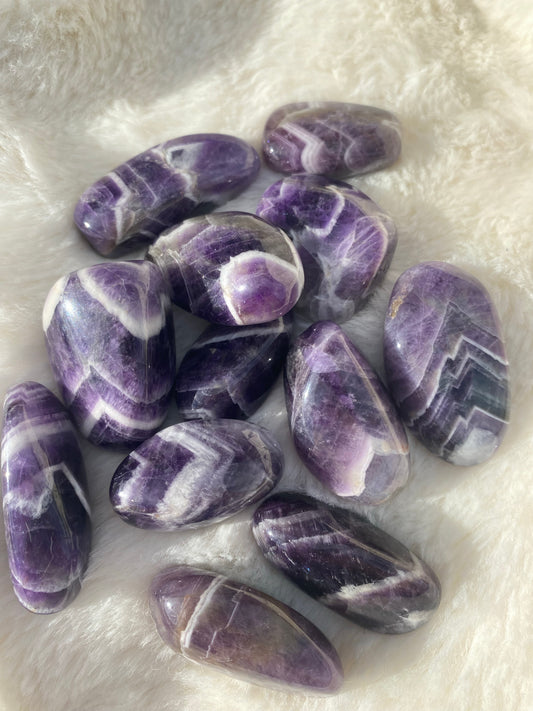 Chevron Amethyst Tumble