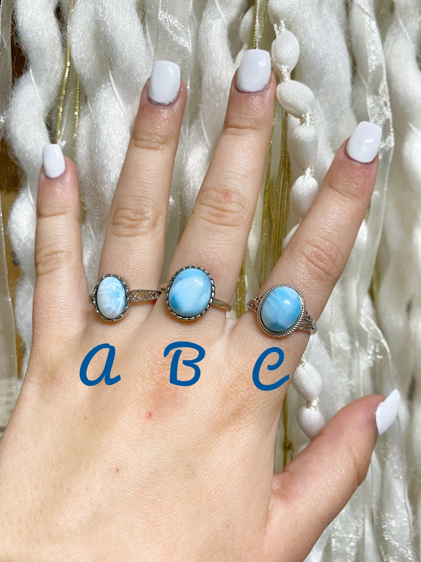 Larimar Ring