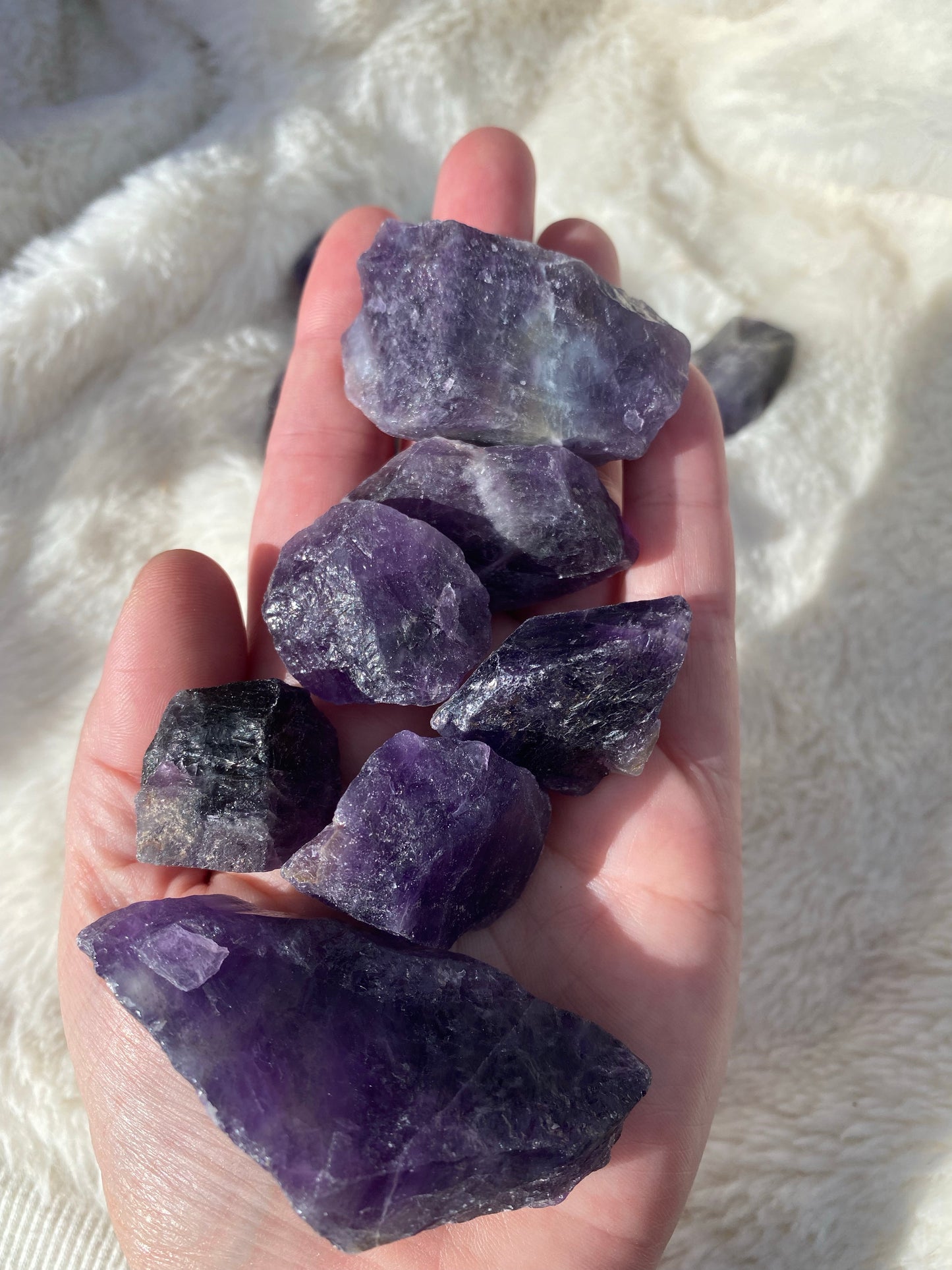 Raw Amethyst tumble