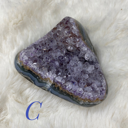 Rainbow Druzy Agate Amethyst