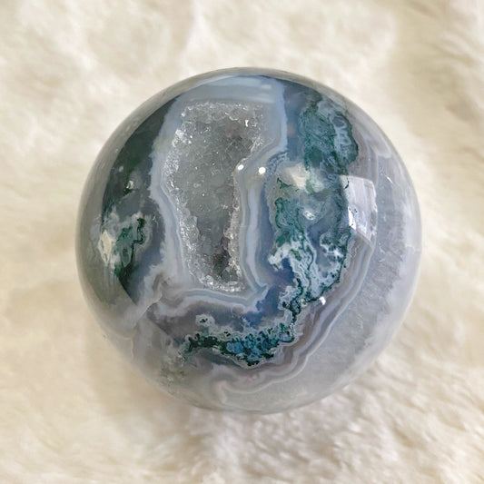 Moss Agate Sphere