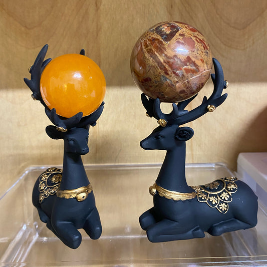 Elegant Deer Sphere Stand