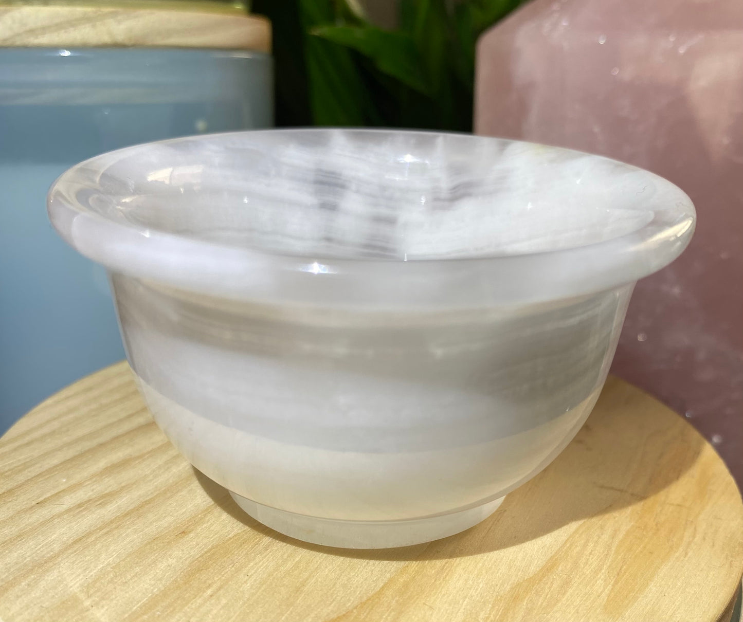 White Onyx Bowl