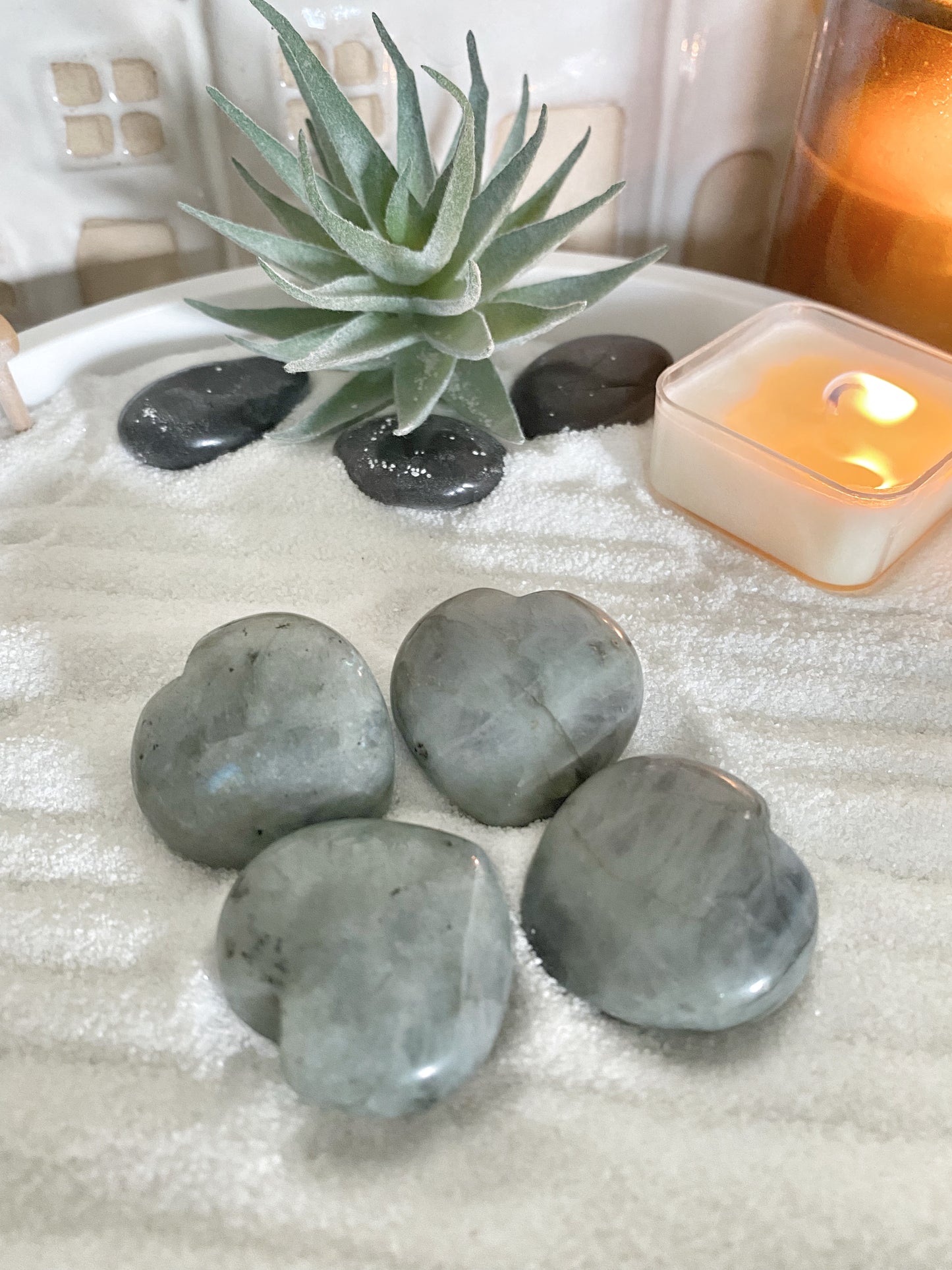 Labradorite Heart (puffy)