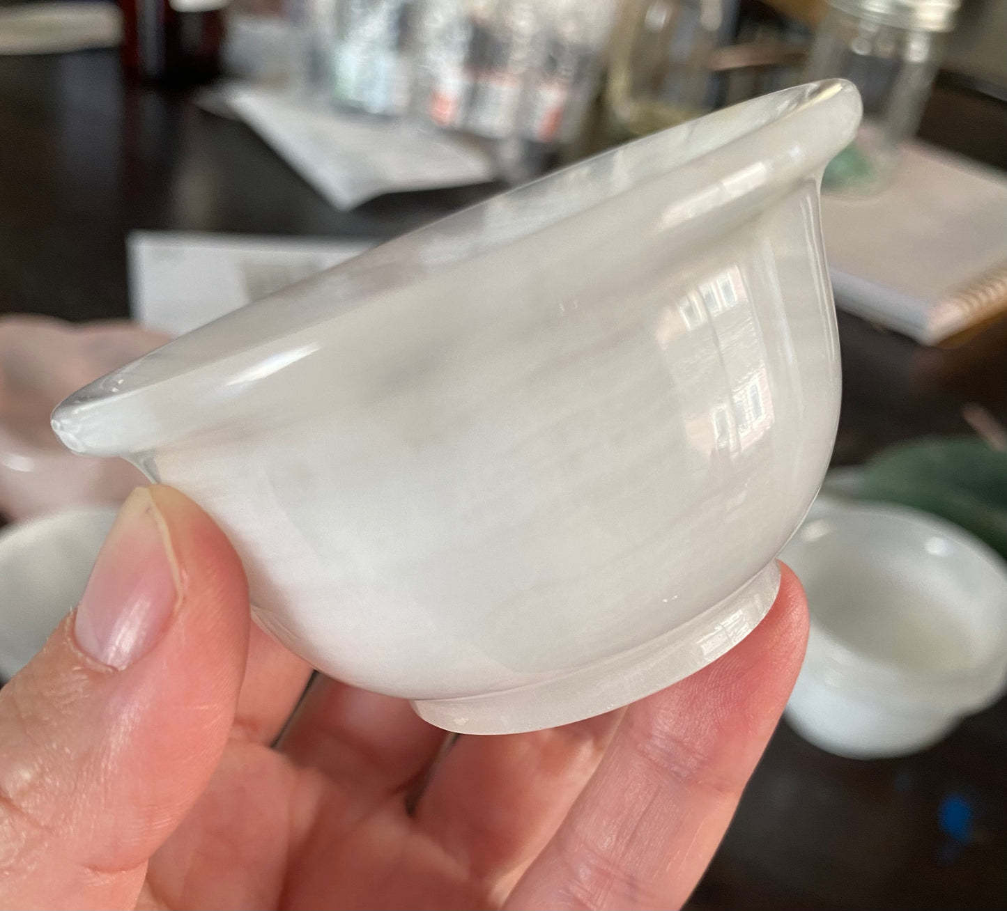 White Onyx Bowl