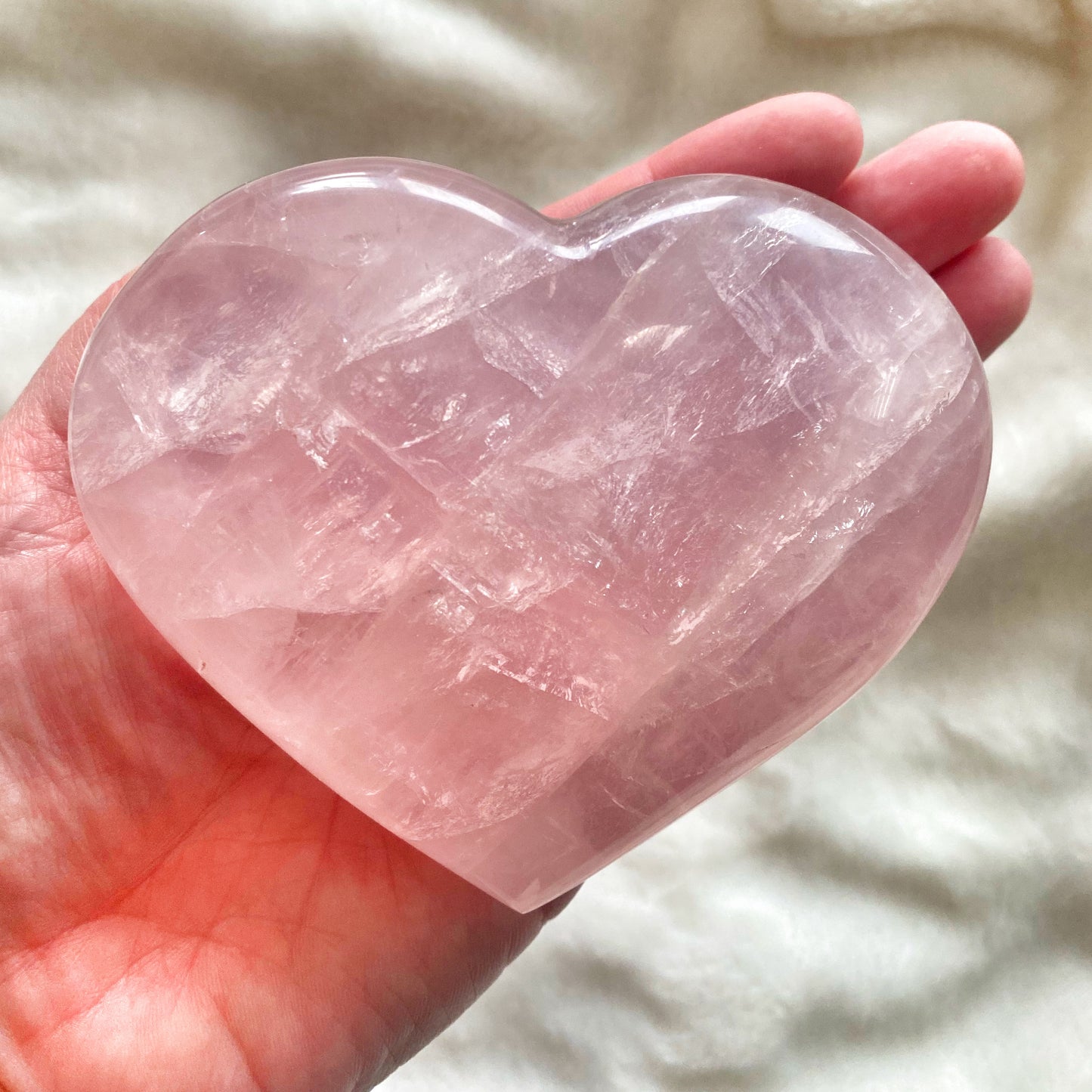 Rose Quartz Heart