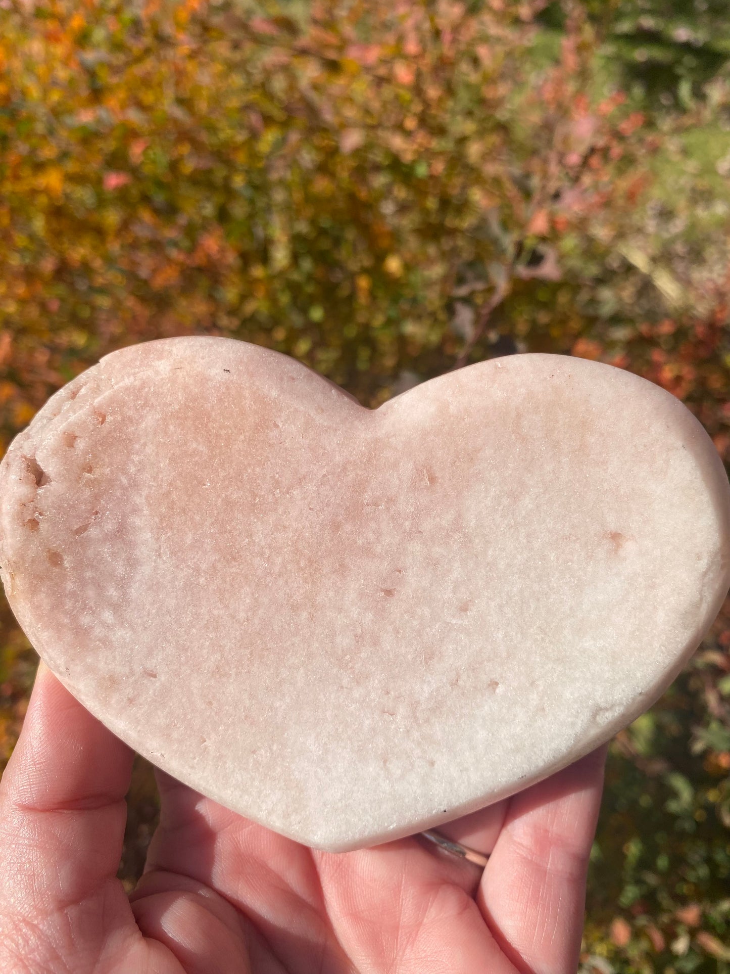 Pink Amethyst Heart