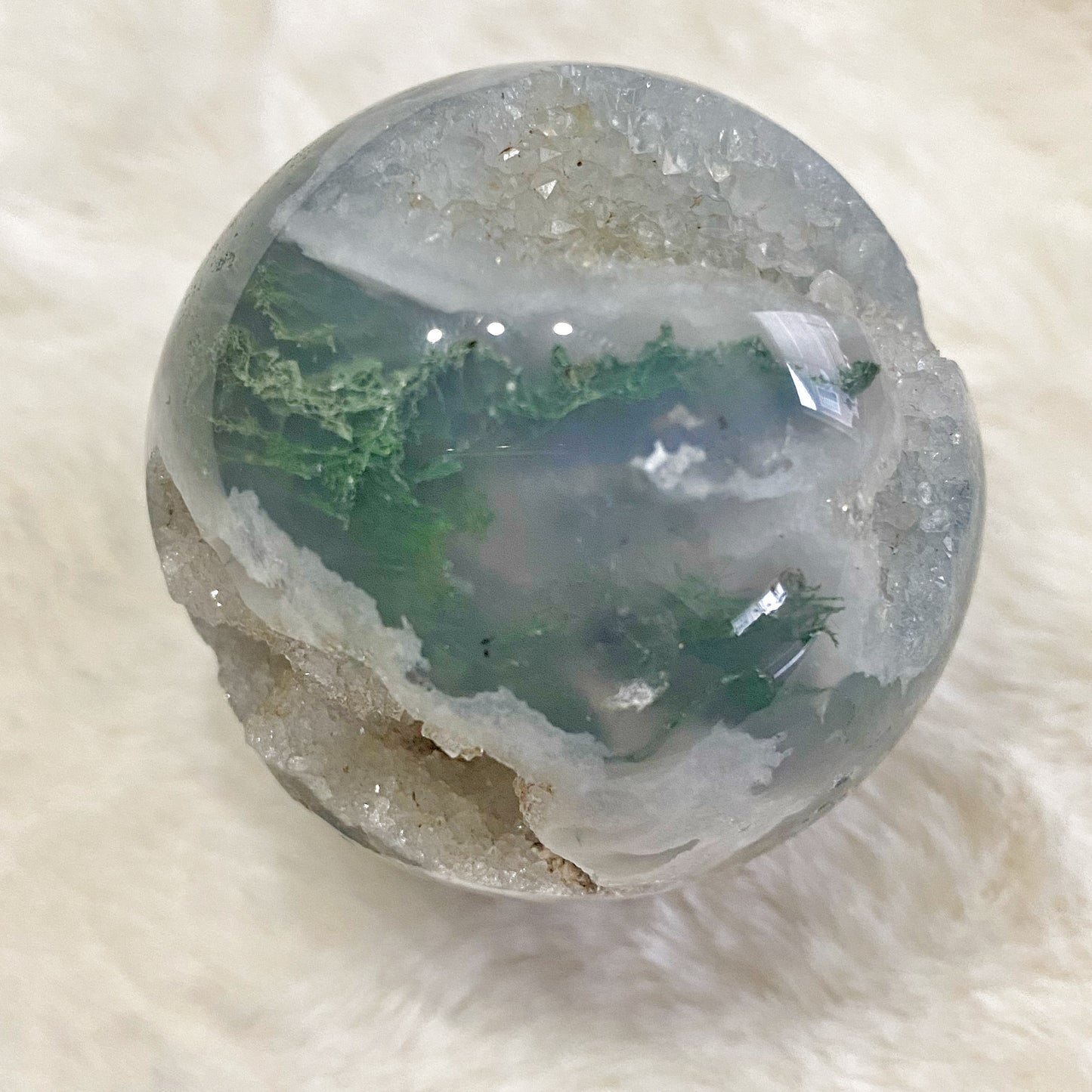 Moss Agate Sphere