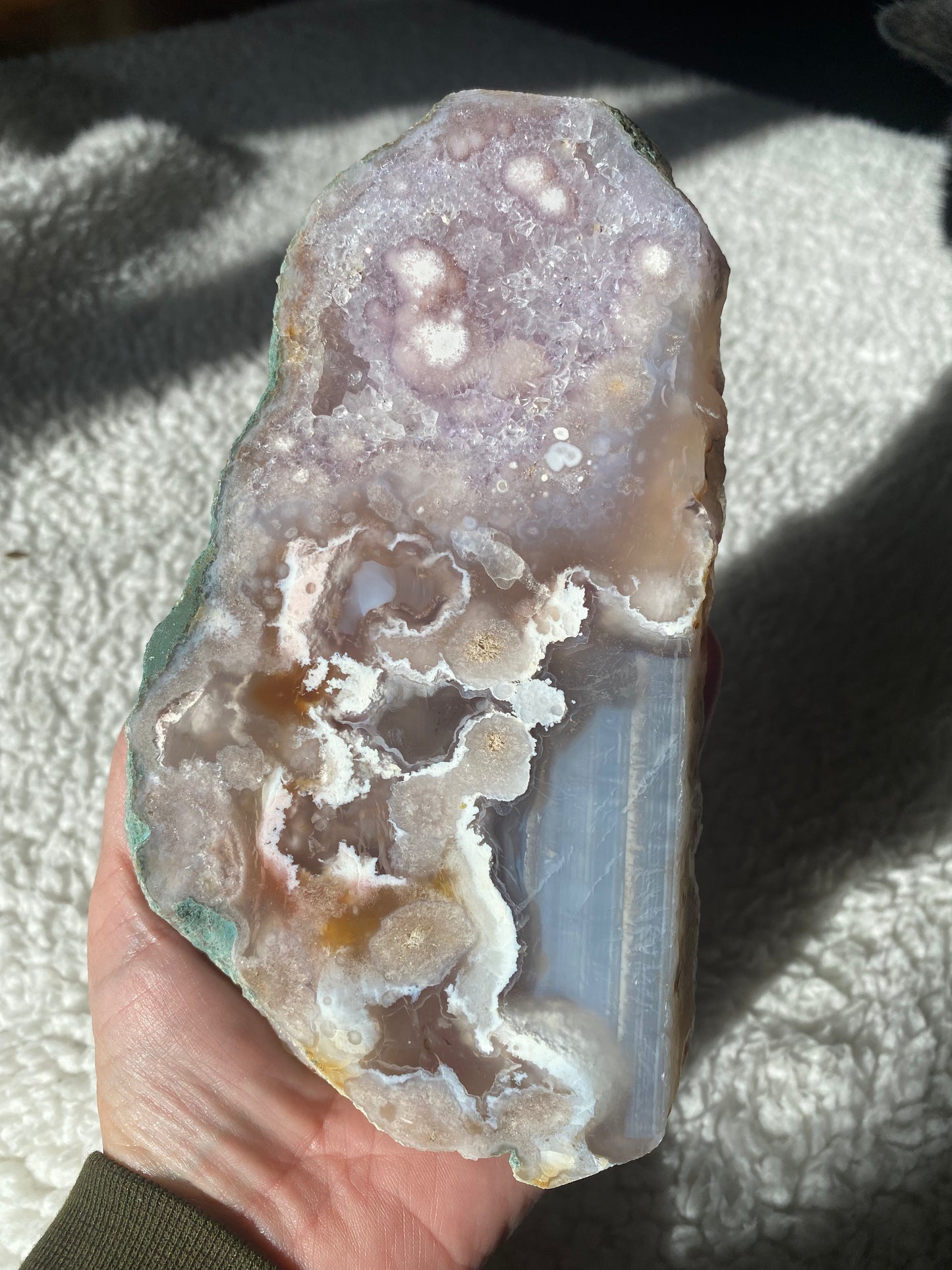 Pink Amethyst/Flower Agate Slab