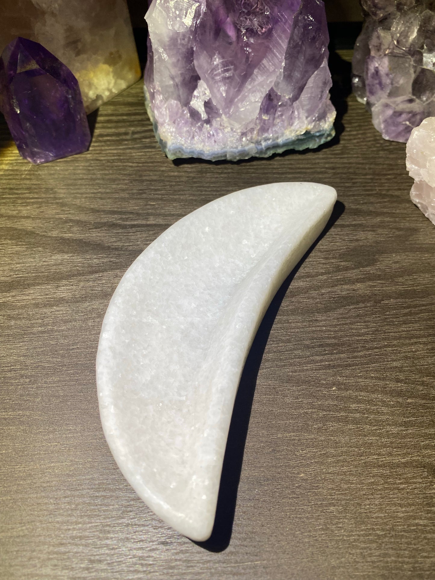 White Jade Crescent Bowl