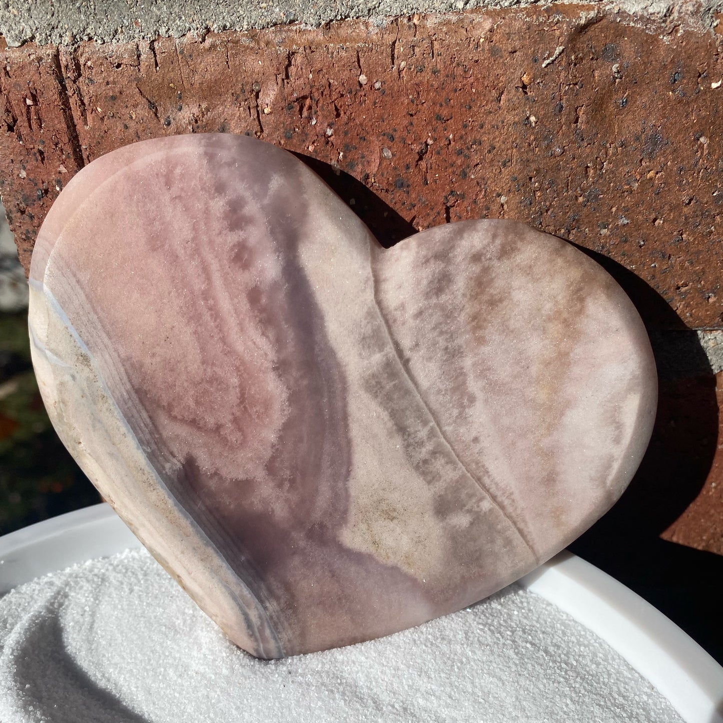 Pink Amethyst Heart