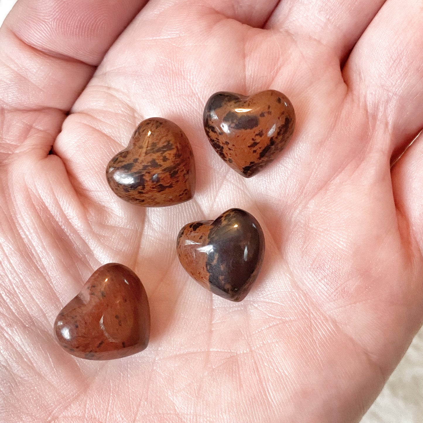 Mahogany Obsidian Carvings