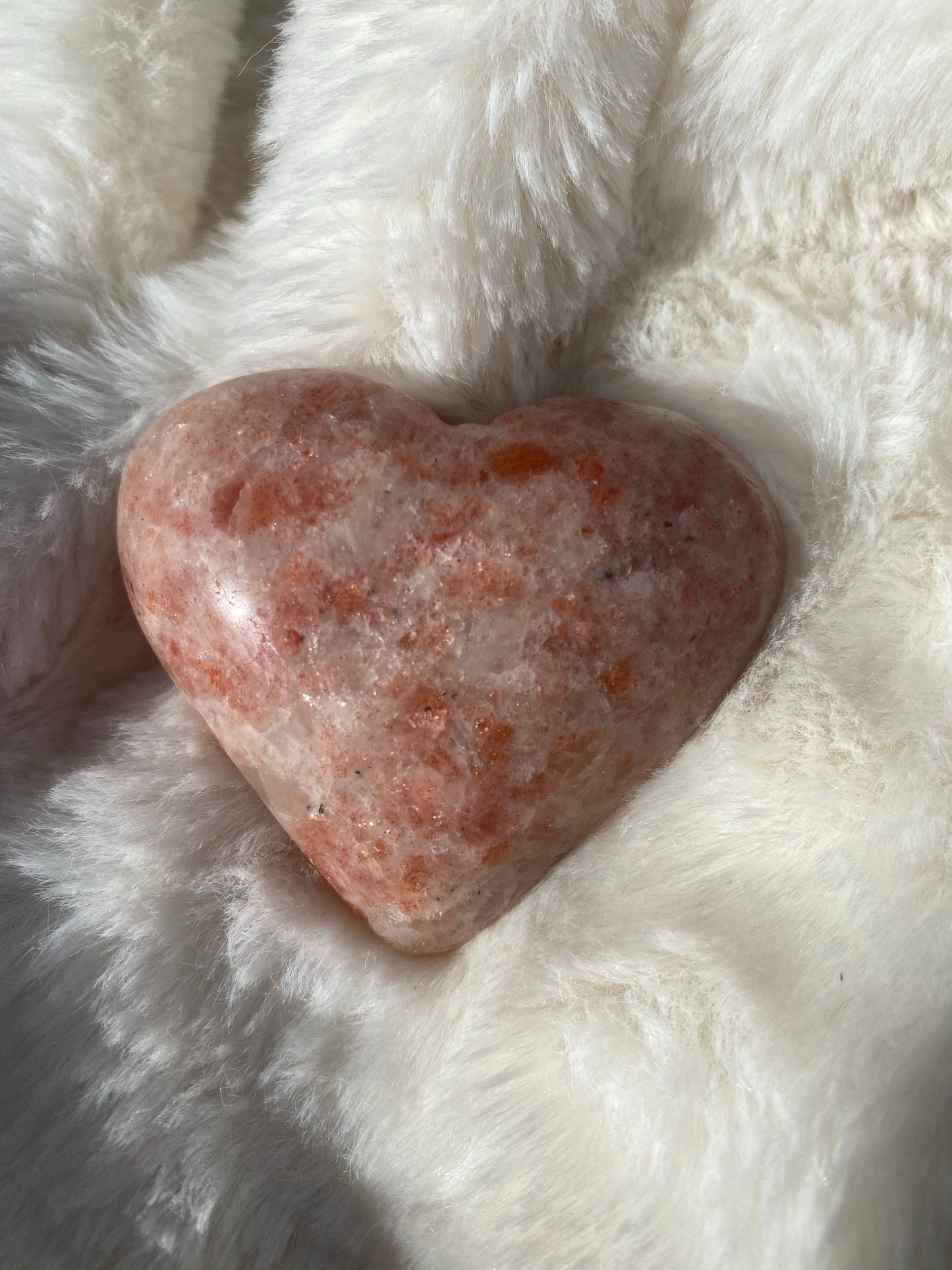 Sunstone Heart Carvings