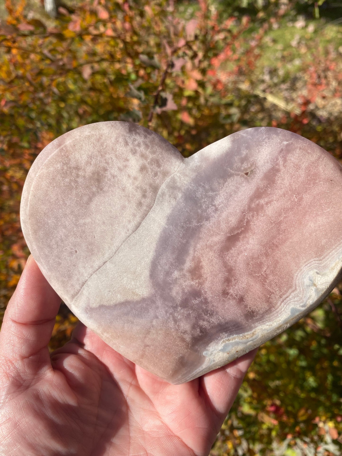 Pink Amethyst Heart