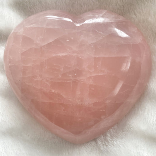 Rose Quartz Heart