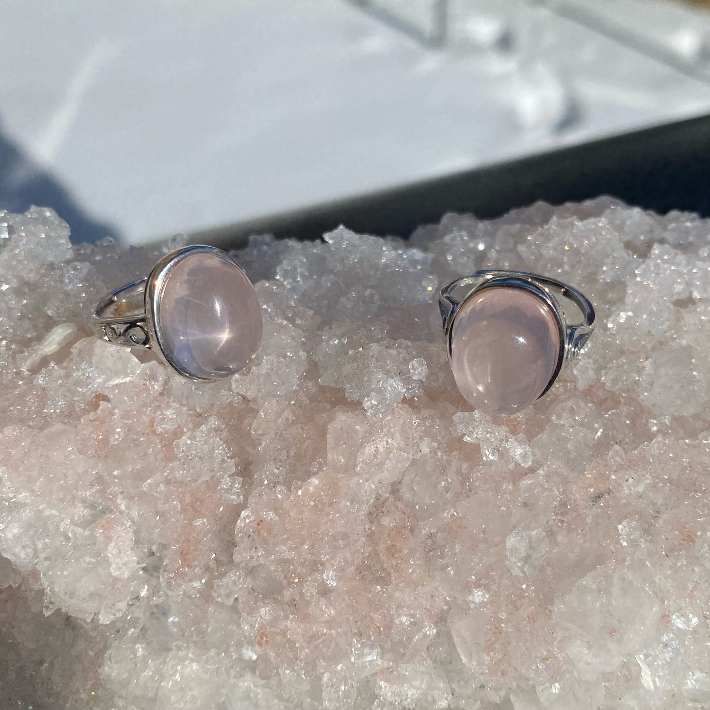 Gemmy Rose Quartz Ring