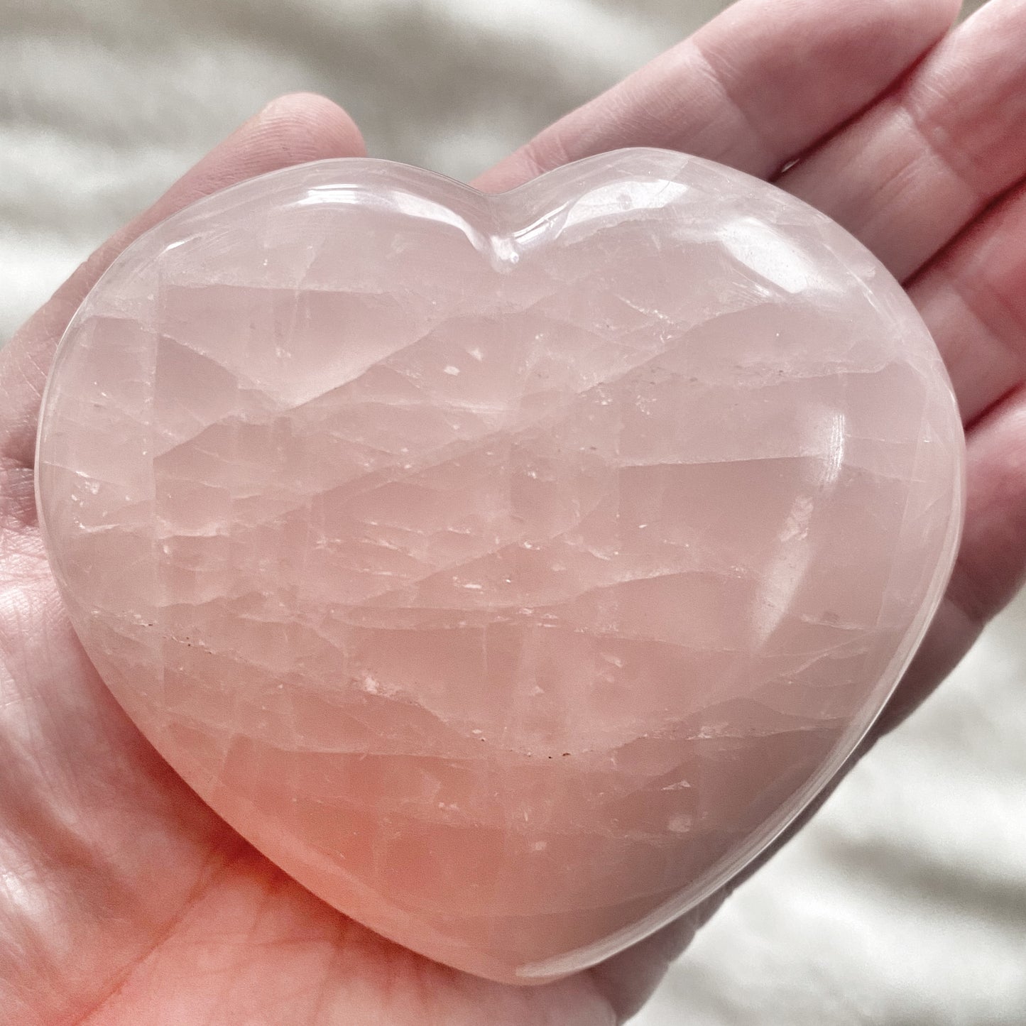 Rose Quartz Heart