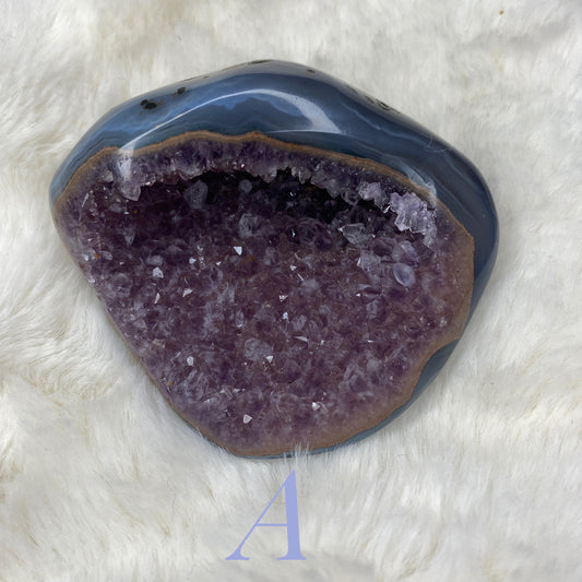 Rainbow Druzy Agate Amethyst