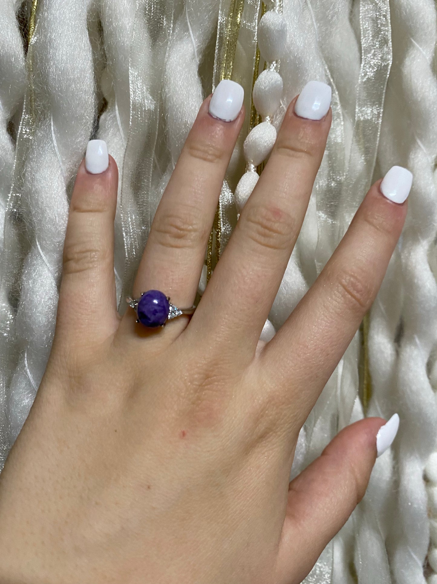 Charoite Ring