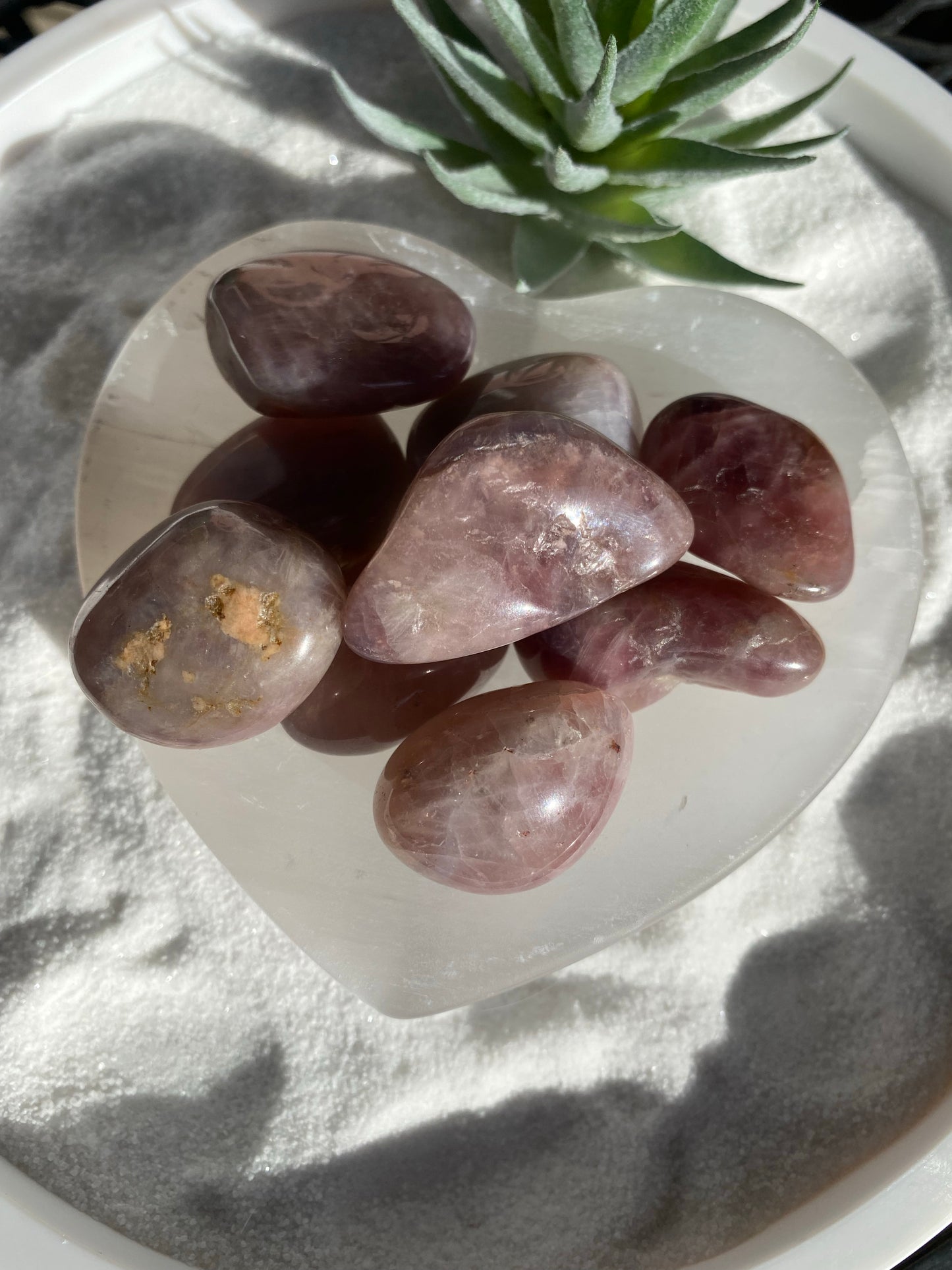 Lavender Rose Quartz Tumble