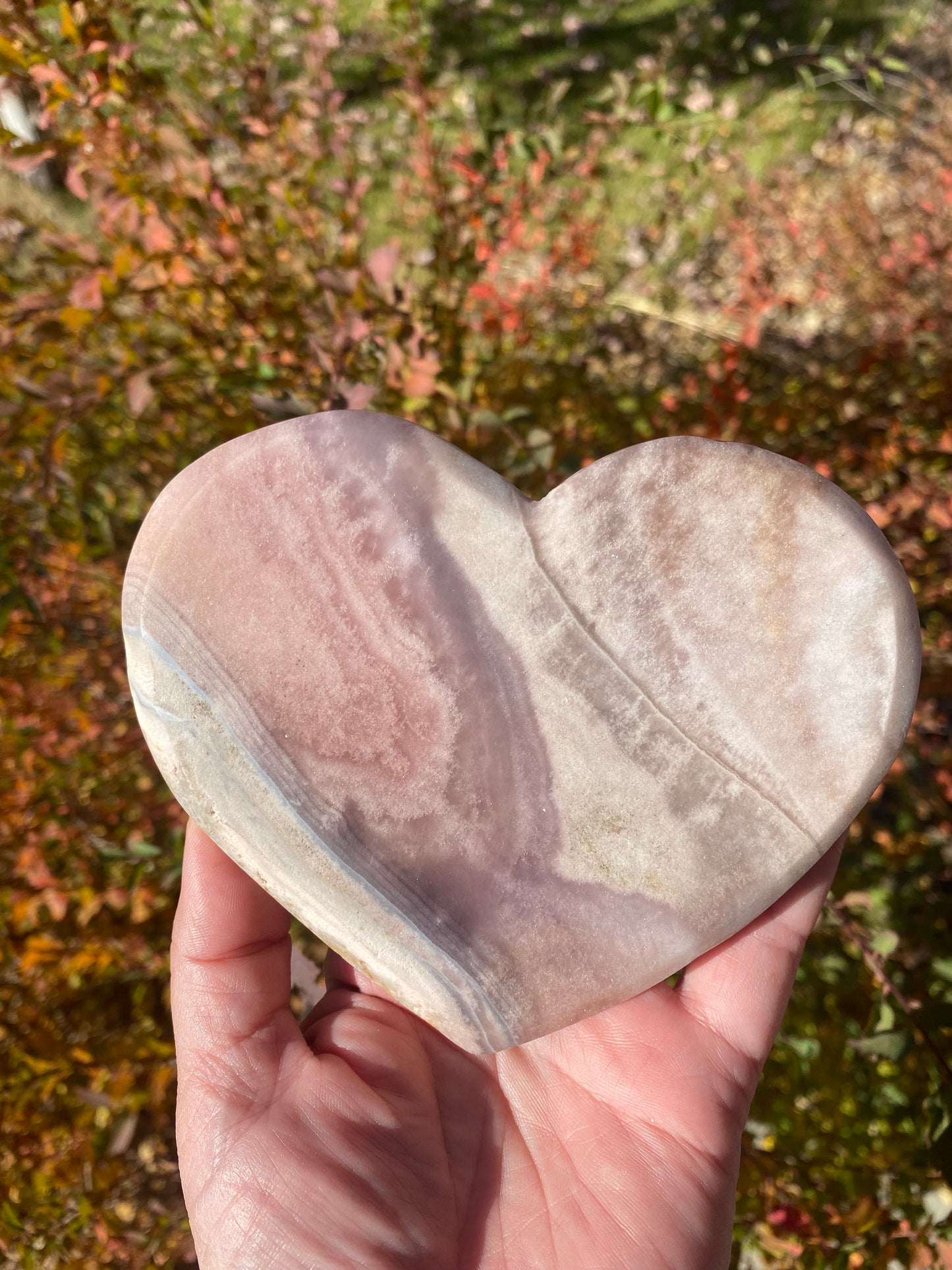 Pink Amethyst Heart