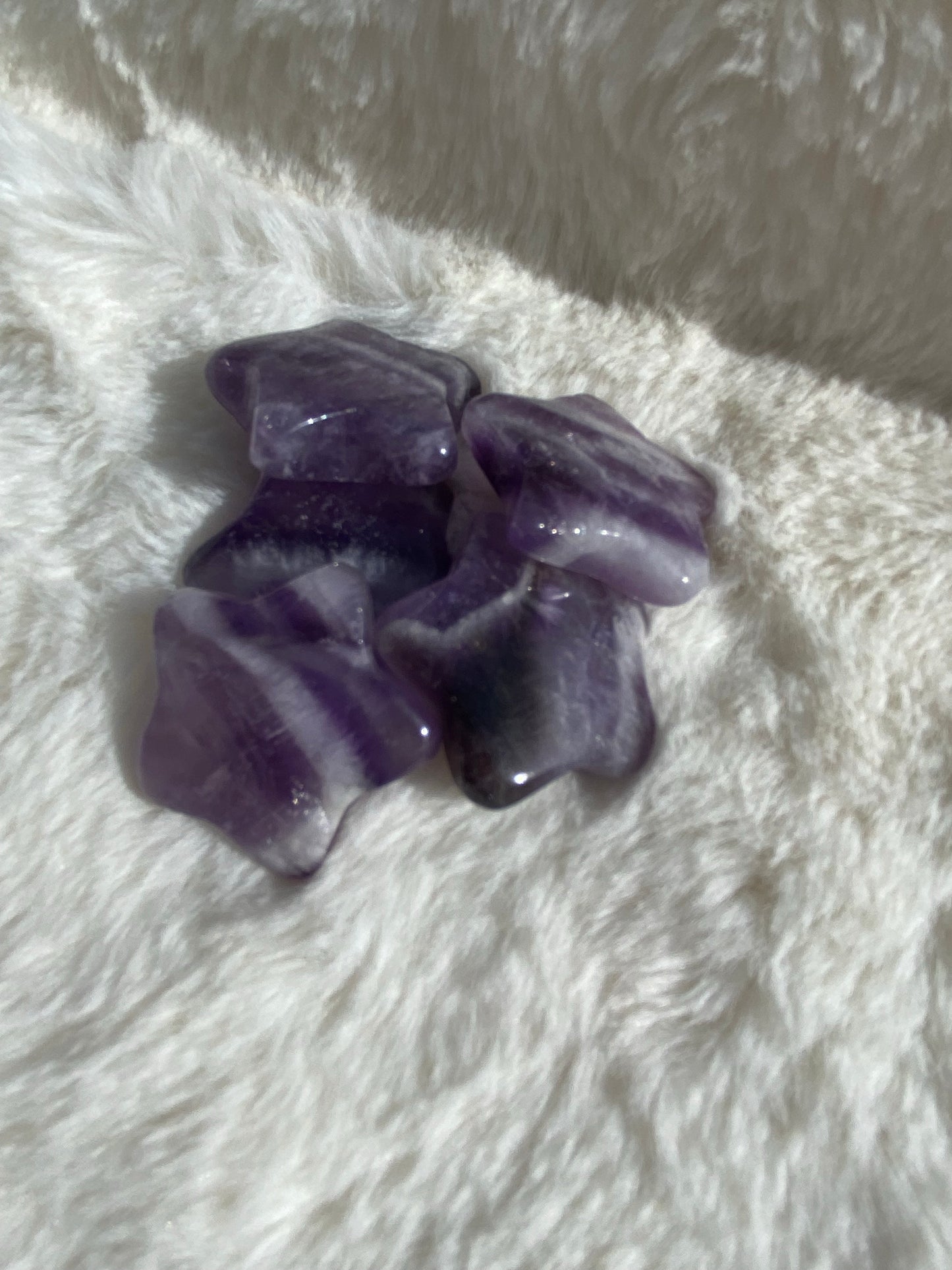 Amethyst Chevron mini Carvings